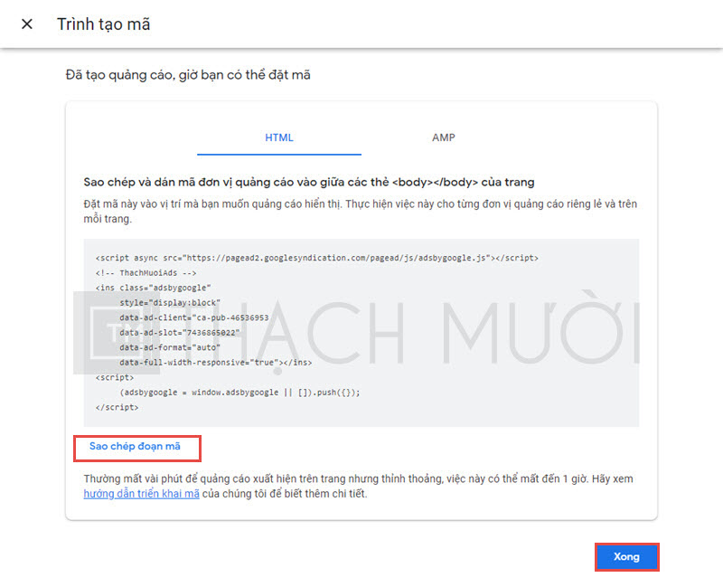 dat quang cao google adsense len website 3