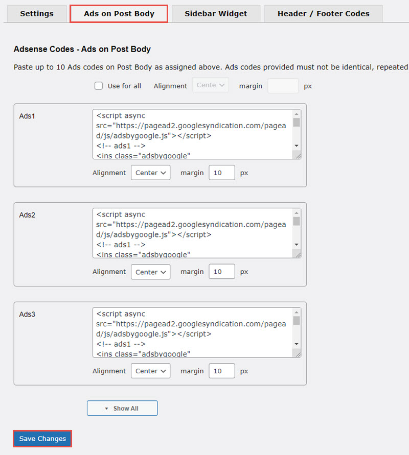 dat quang cao google adsense len website 6